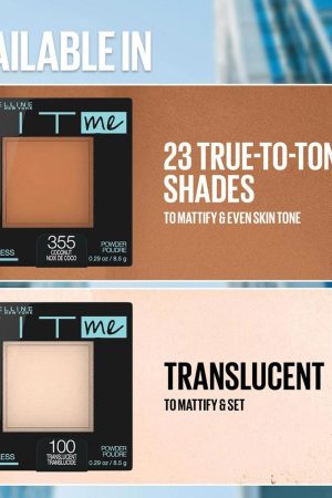 Fit Me® Matte + Poreless Powder Foundation Makeup Gallery