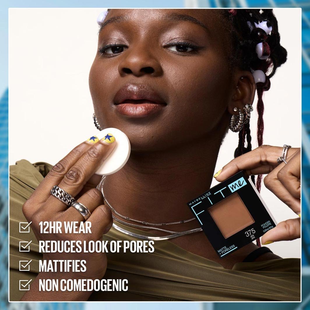 Fit Me® Matte + Poreless Powder Foundation Makeup Gallery