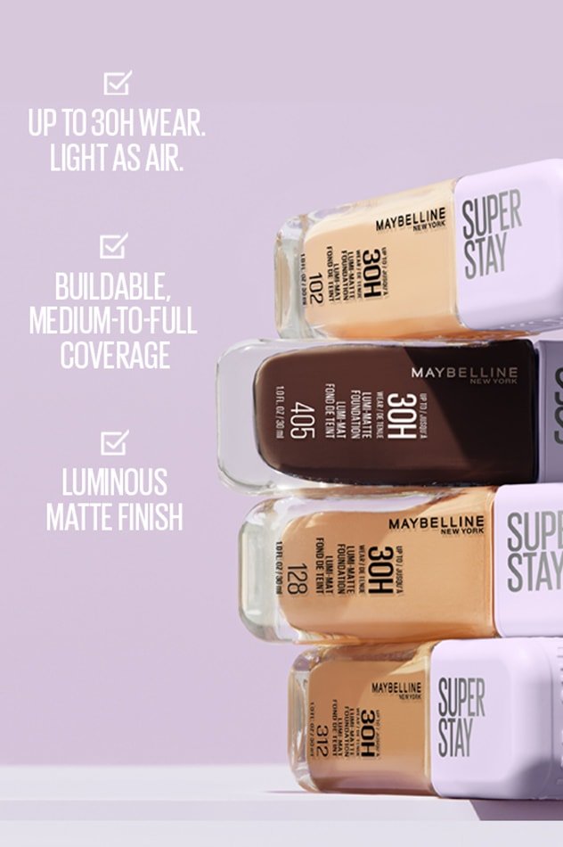 Super Stay® Lumi-Matte Foundation makeup Gallery