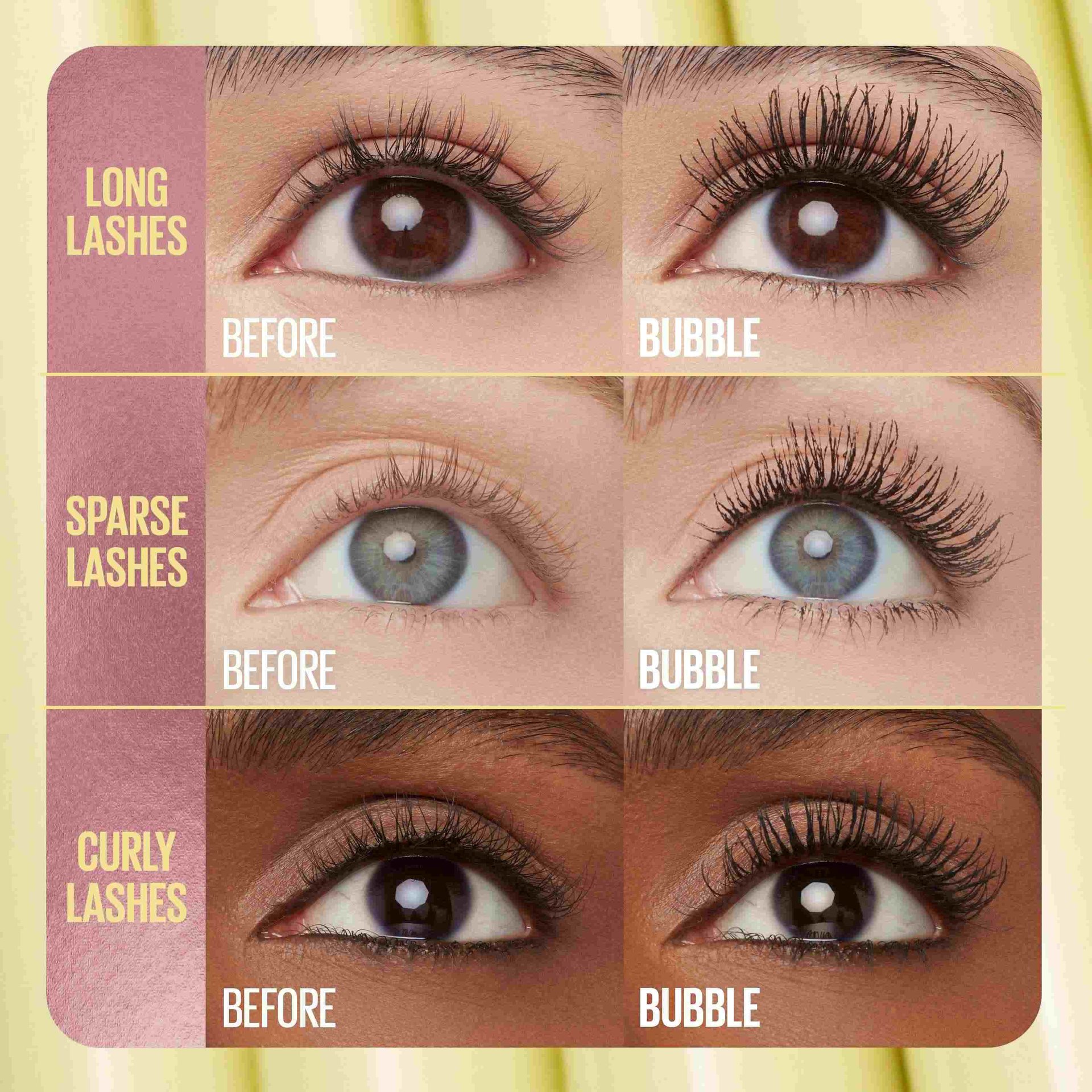 Colossal Bubble™ Waterproof Mascara Buildable, sleek volume Gallery