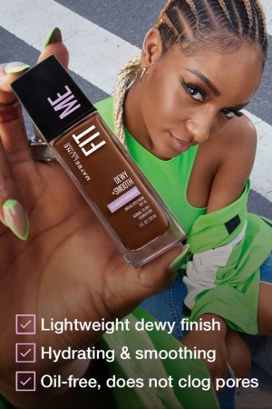 Fit Me® Dewy + Smooth Liquid Foundation Makeup Gallery
