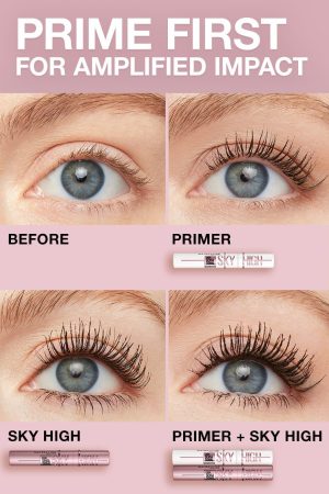 Lash Sensational Sky High® Tinted Primer Mascara Makeup Gallery