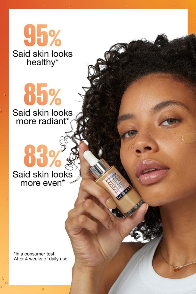 Super Stay® Long-Lasting Skin Tint with Vitamin C Up to 24 HR Wear Gallery