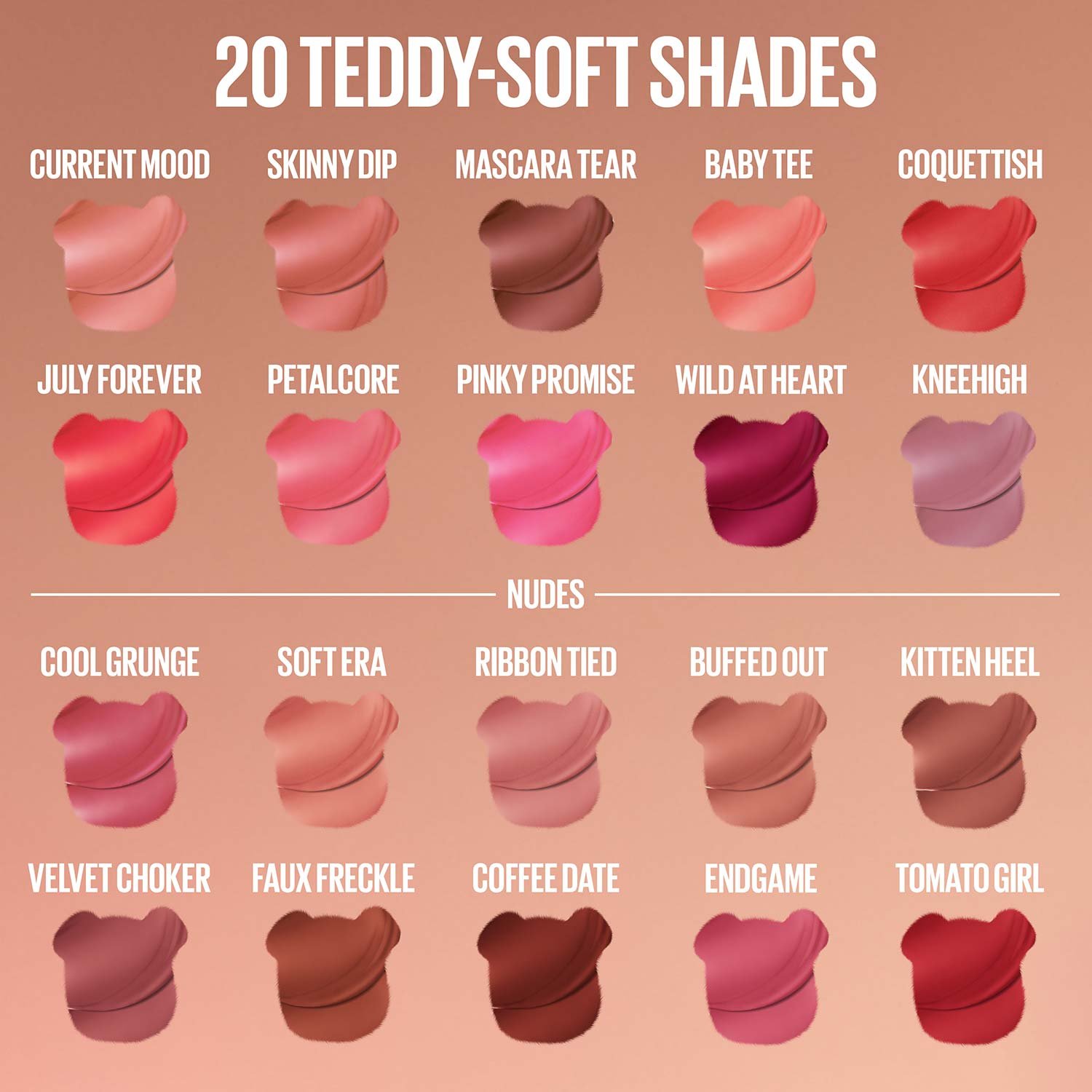 Super Stay Teddy Tint™ LIQUID LIP TINT Gallery