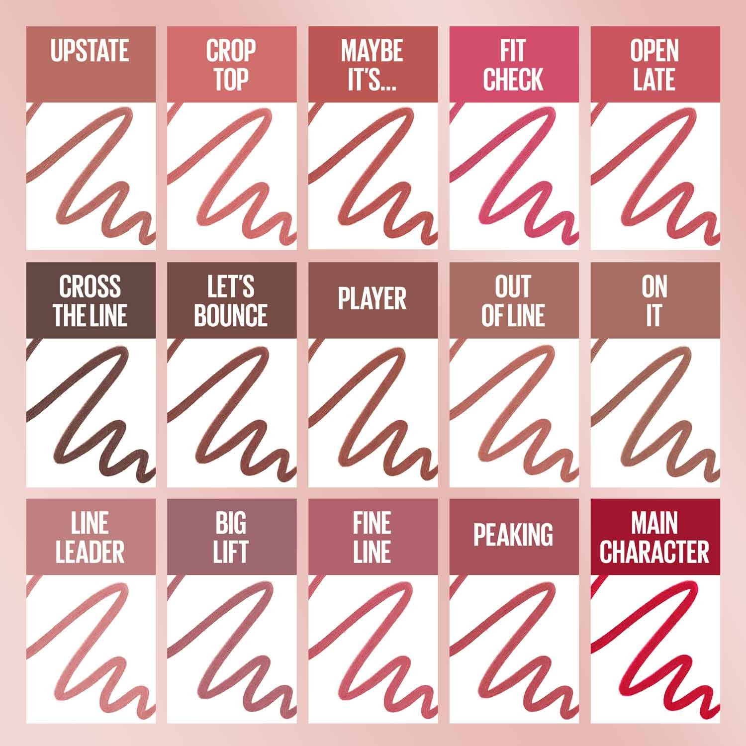 LIFTER LINER™ Lip Liner Makeup with Hyaluronic Acid Gallery