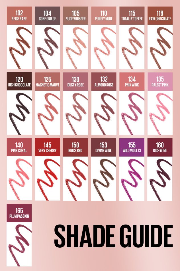 Color Sensational® Shaping Lip Liner Gallery