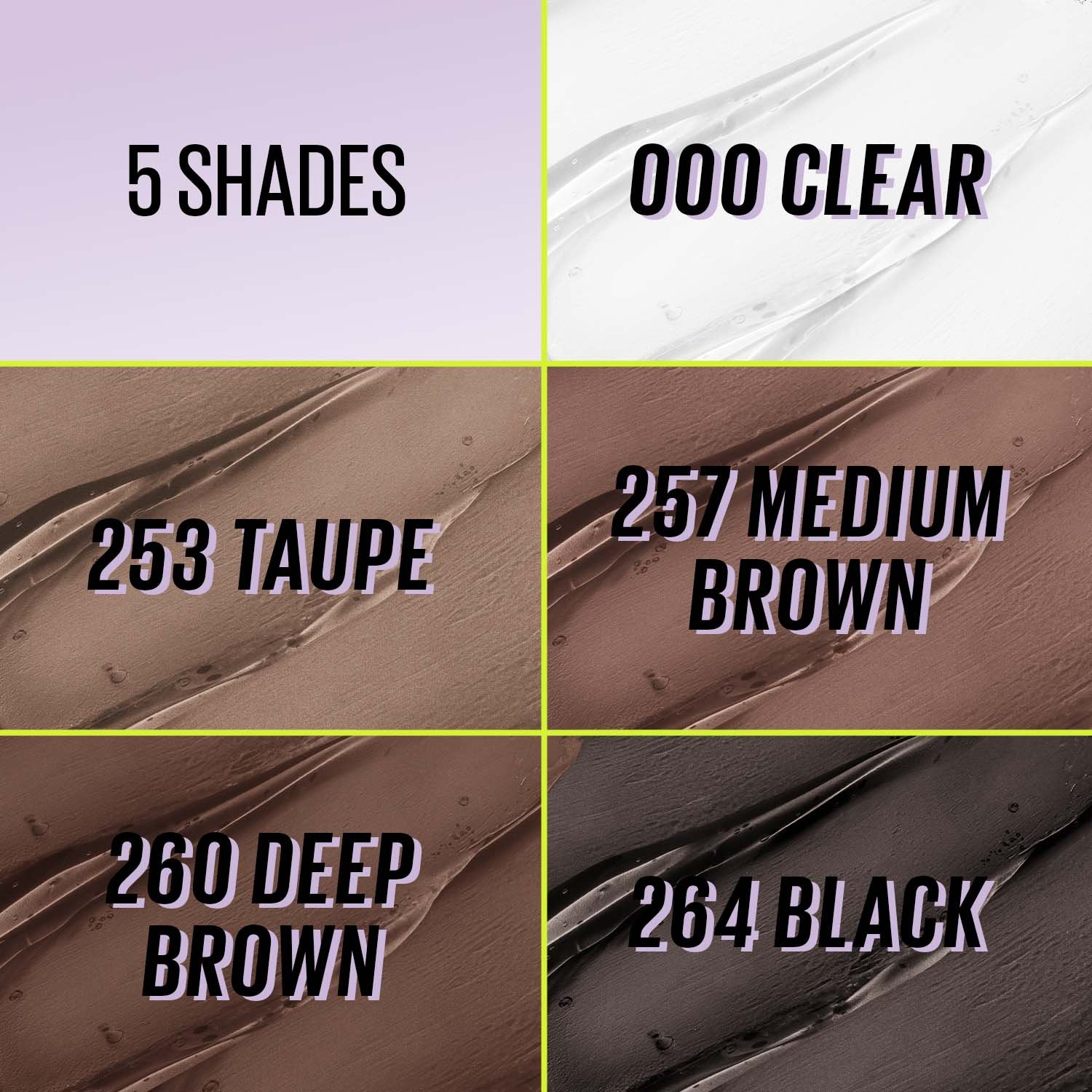 Super Lock™ Brow Glue Clear & Tinted Eyebrow Gel Gallery